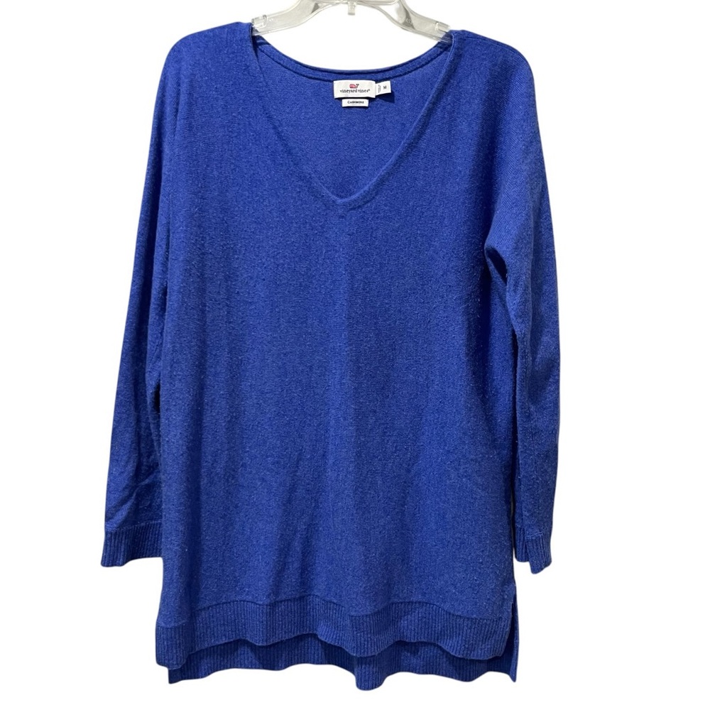 Vineyard Vines Royal Blue V-Neck Long Sleeve Sweater